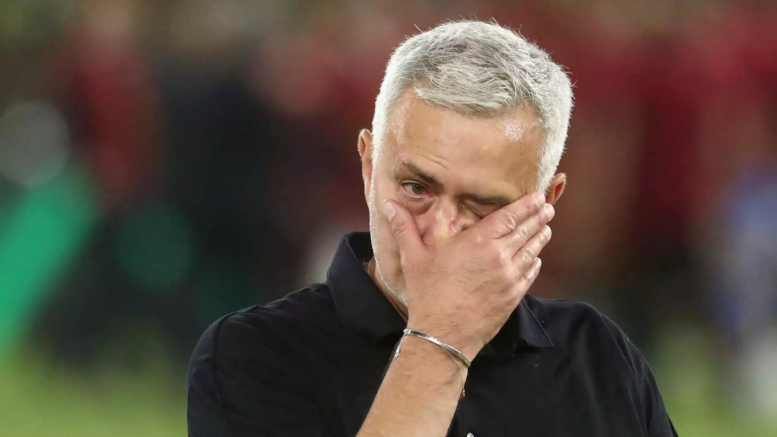 Emotional Jose Mourinho Completes Unique European Treble With As Roma S