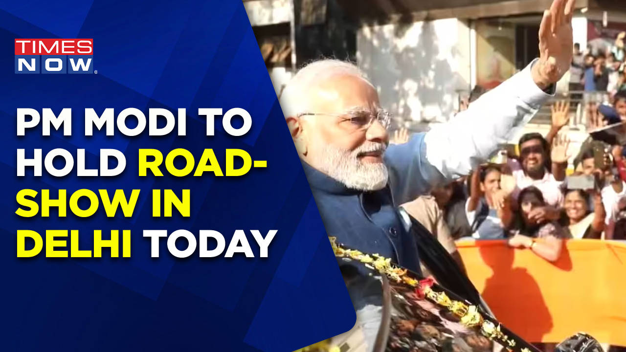 PM Modis Mega Roadshow In Delhi Ahead Of Crucial BJP Meet Traffic