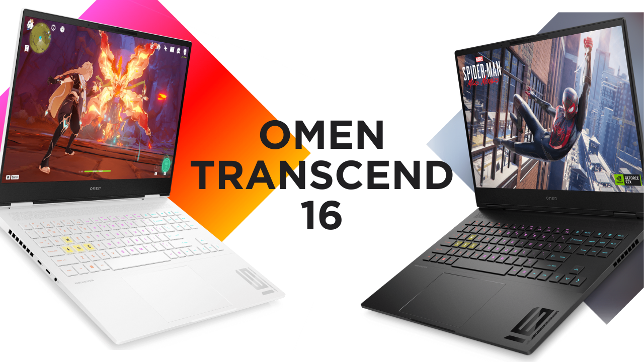 HP OMEN Transcend 16 Gaming Laptops With Mini LED Screen 13th Gen