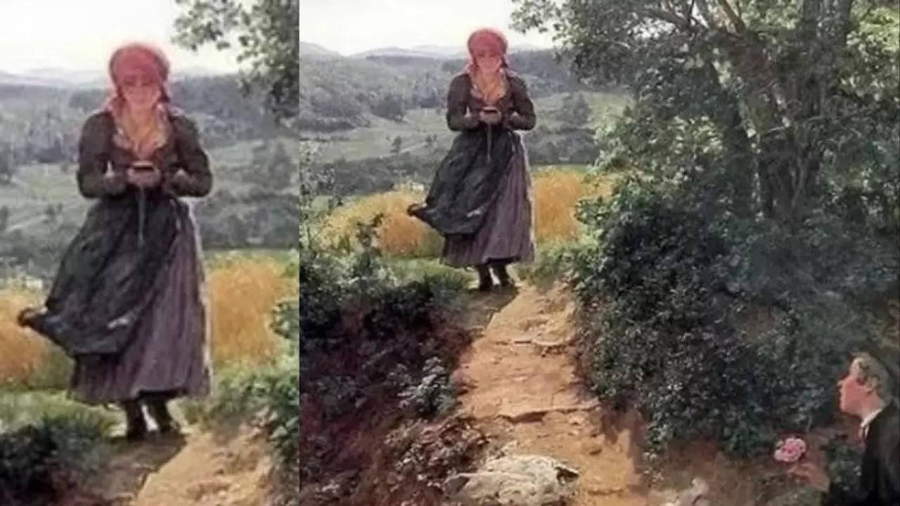 1860 Painting Of Woman Holding An IPhone Confuses The Internet