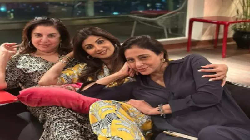 Farah Khan Hosts A Pyjama Party For Tabus Birthday Shares Glimpses Of