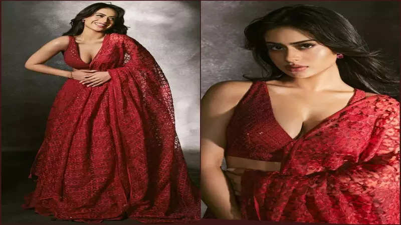 Nysa Devgan Wows In Red Lehenga Fans Comment She Looks Like Her Mom