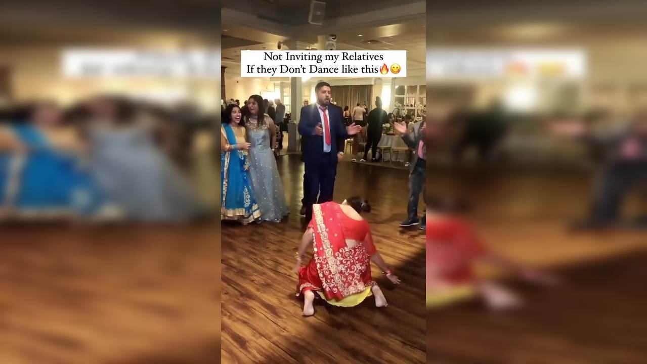 Woman In Saree Shows Off Desi Dance Moves To Bang Bang Netizens Ask