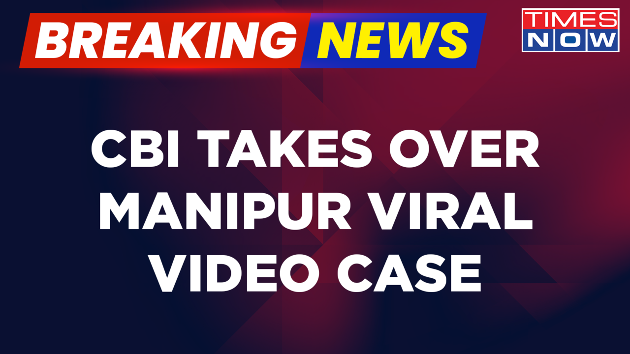 Breaking News CBI Takes Over Manipur Viral Video Horror Registers FIR