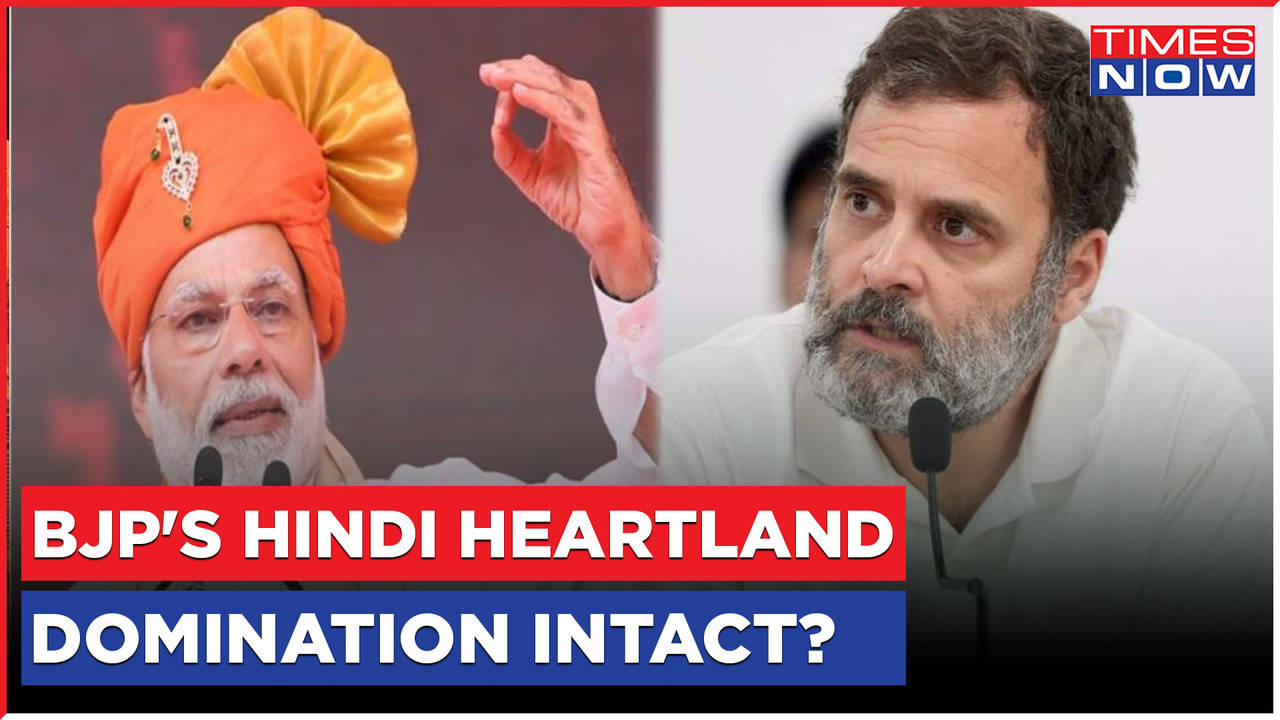 Election 2024 Survey BJP S Hindi Heartland Domination Intact NDA Vs I