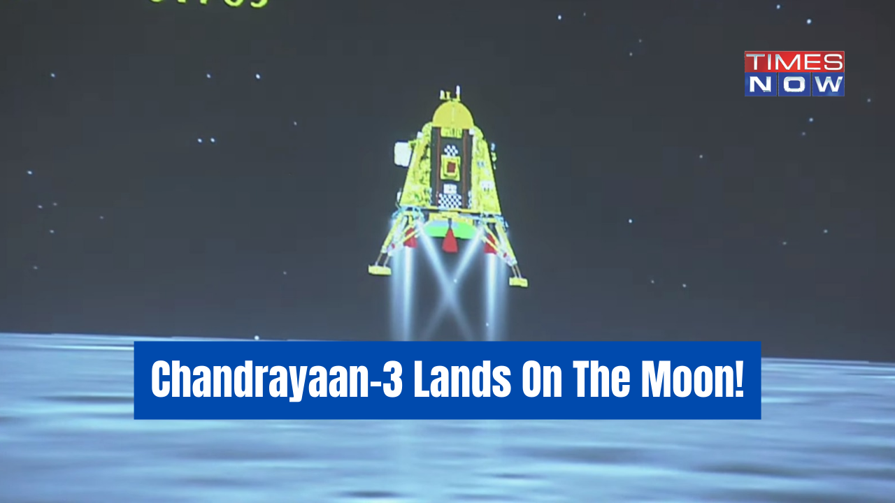 Live Chandrayaan First Photo Of Rover Pragyan Rolling Out Of The