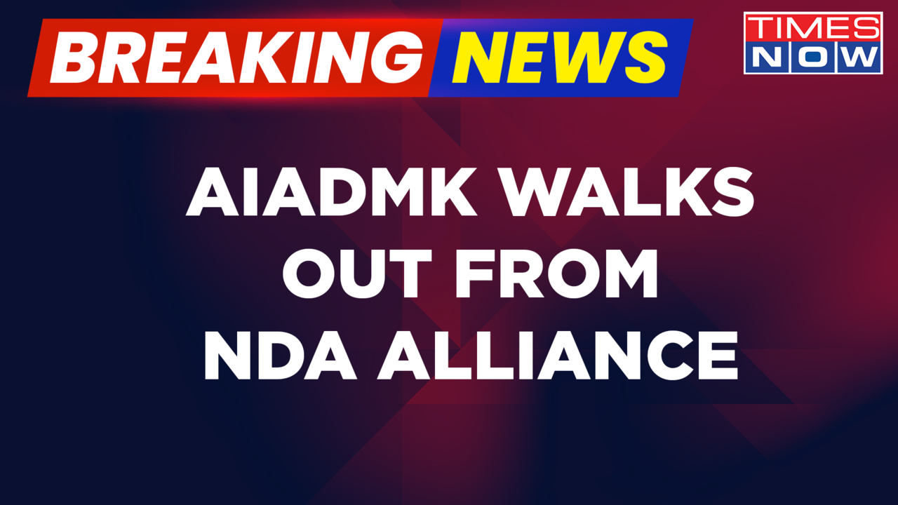 Breaking News Aiadmk Breaks Ties With Bjp Passes Resolution To Walk