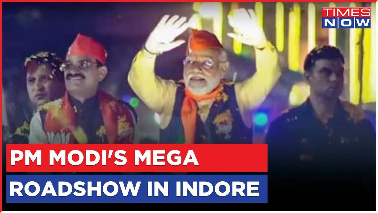 PM Modi S Mega Roadshow In Indore Paid Tribute To Ahilyabai Holkar