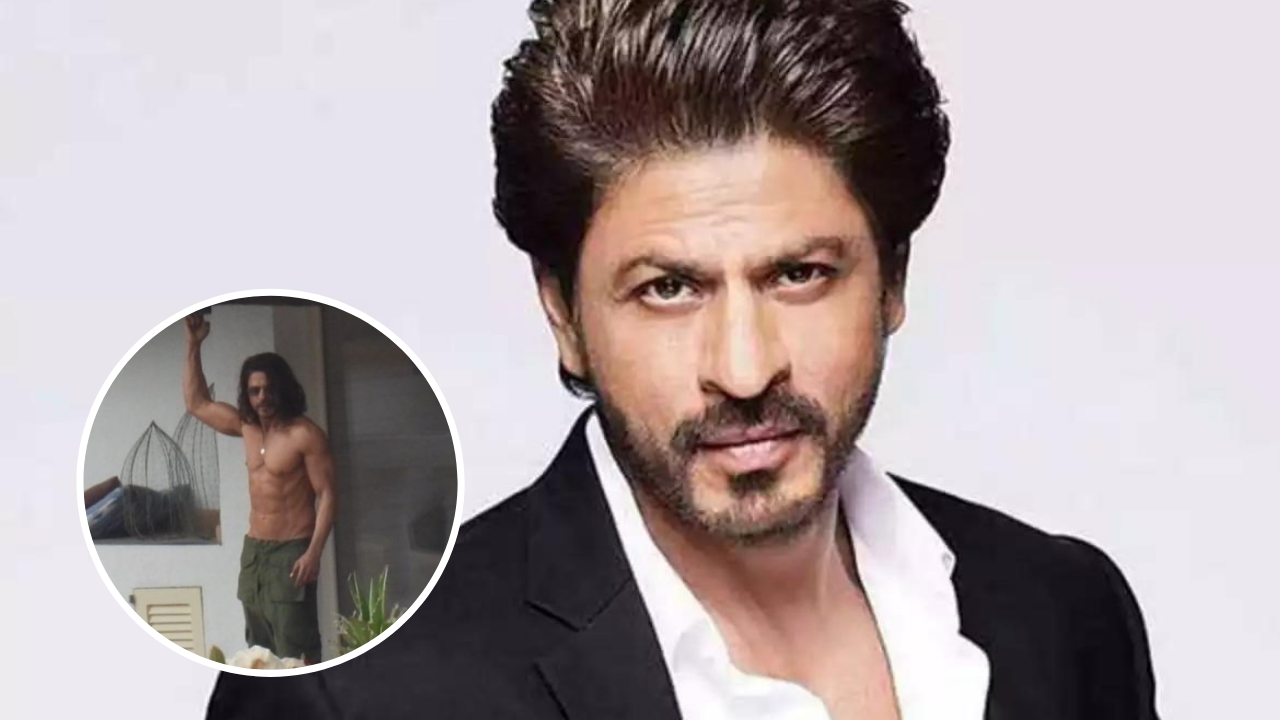 Shirtless Shah Rukh Khan Flaunts His Pack Abs Amid Pathaan Shoot