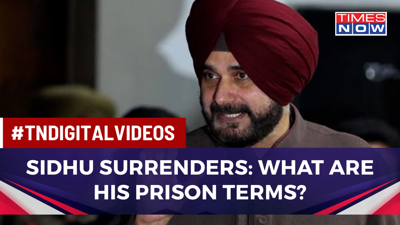 Navjot Singh Sidhu Surrenders Before Patiala Court In A 1998 Road Rage