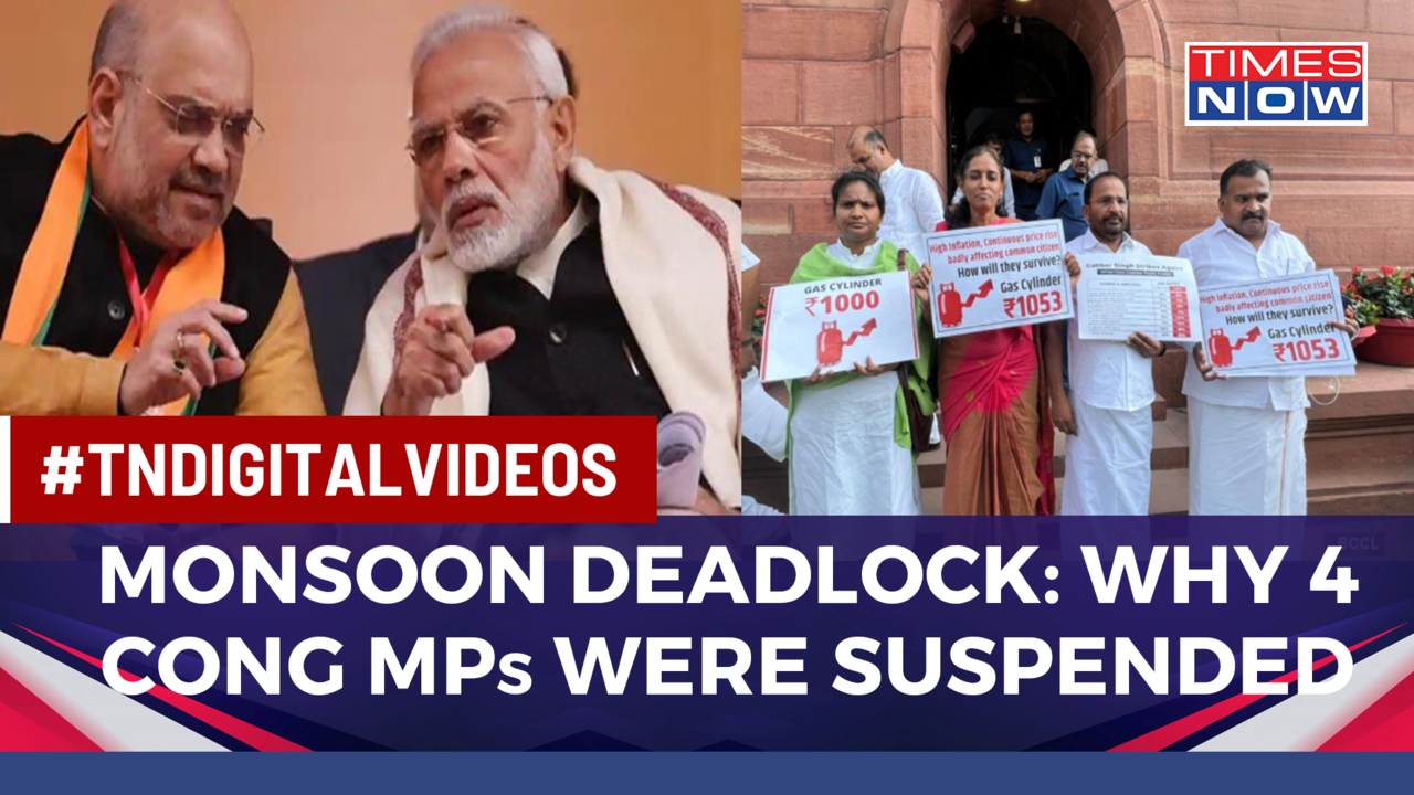 Attempt To Intimidate 4 Congress MPs Suspended For Rest Of Monsoon