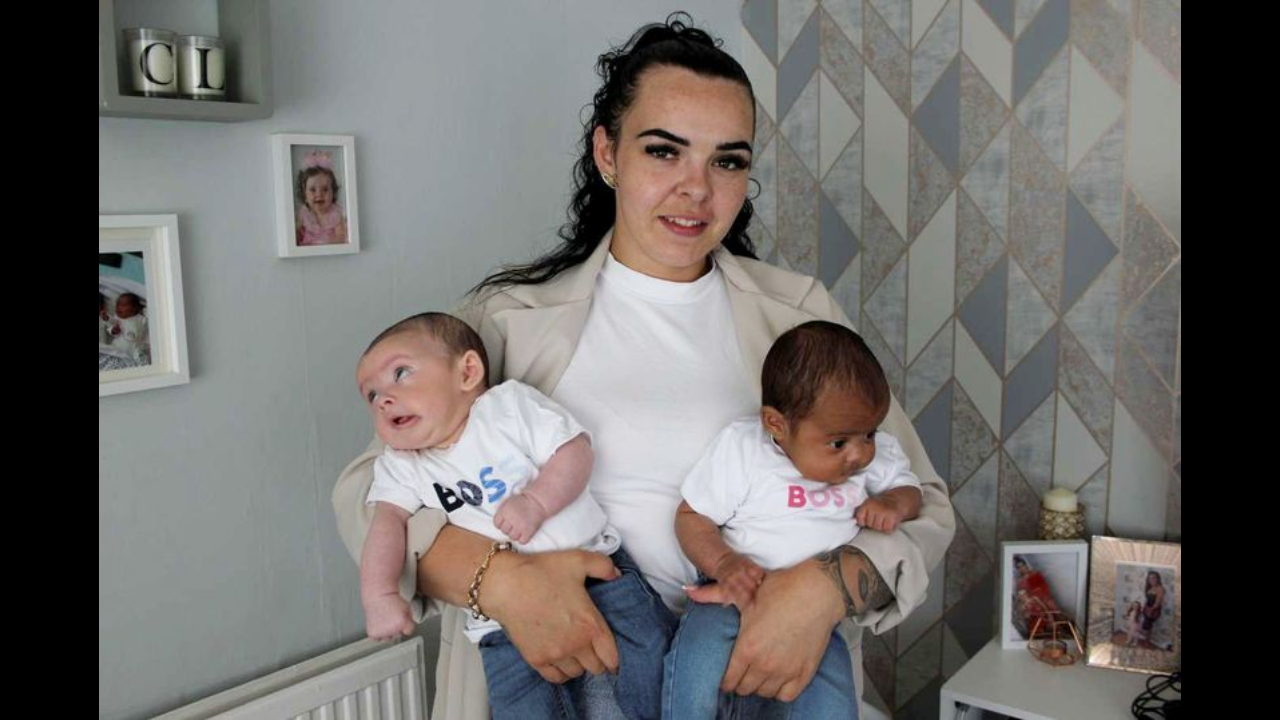 Woman Gives Birth To One In A Million Black And White Twins Viral