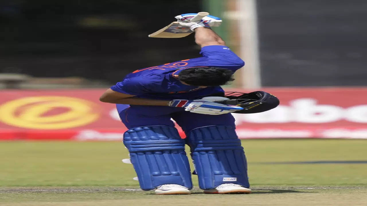 Watch Shubman Gill Gives Epic Reaction As He Scores Debut Odi Century