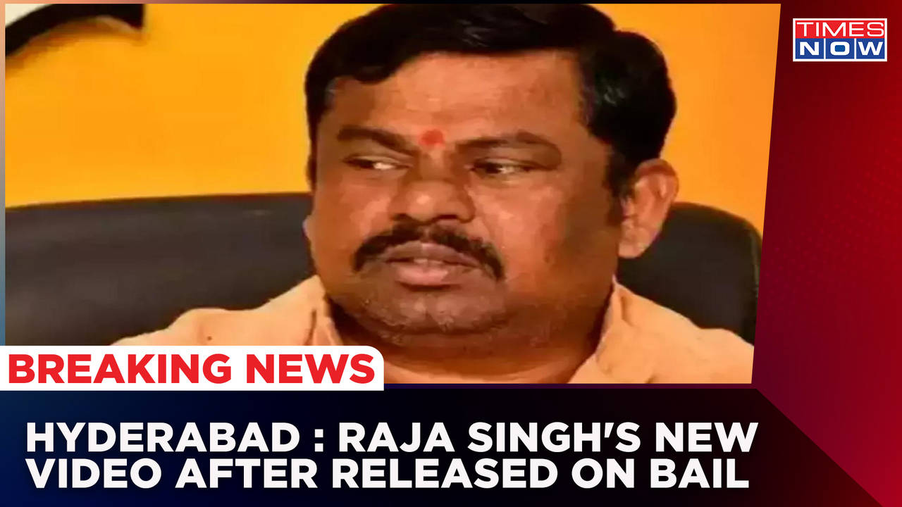 Hyderabad Bjp Leader Raja Singh S New Video After Released On Bail