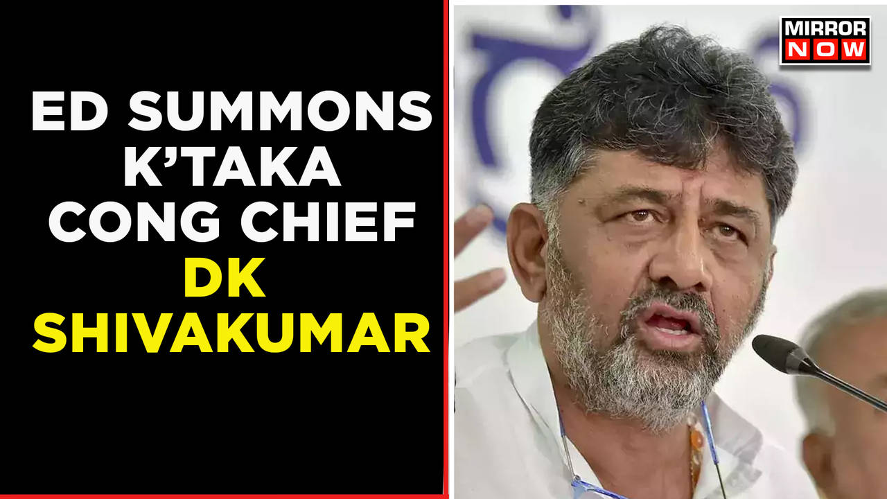 Karnataka Congress Chief DK Shivakumar Summoned By ED In Money