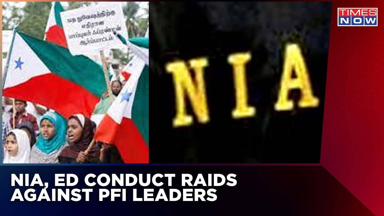 Pan India Raids Of PFI Terror NIA Raids PFI Along With ED Officers