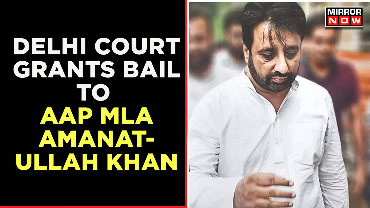 Big Relief For Aap Mla Amanatullah Khan Delhi Court Grants Bail In