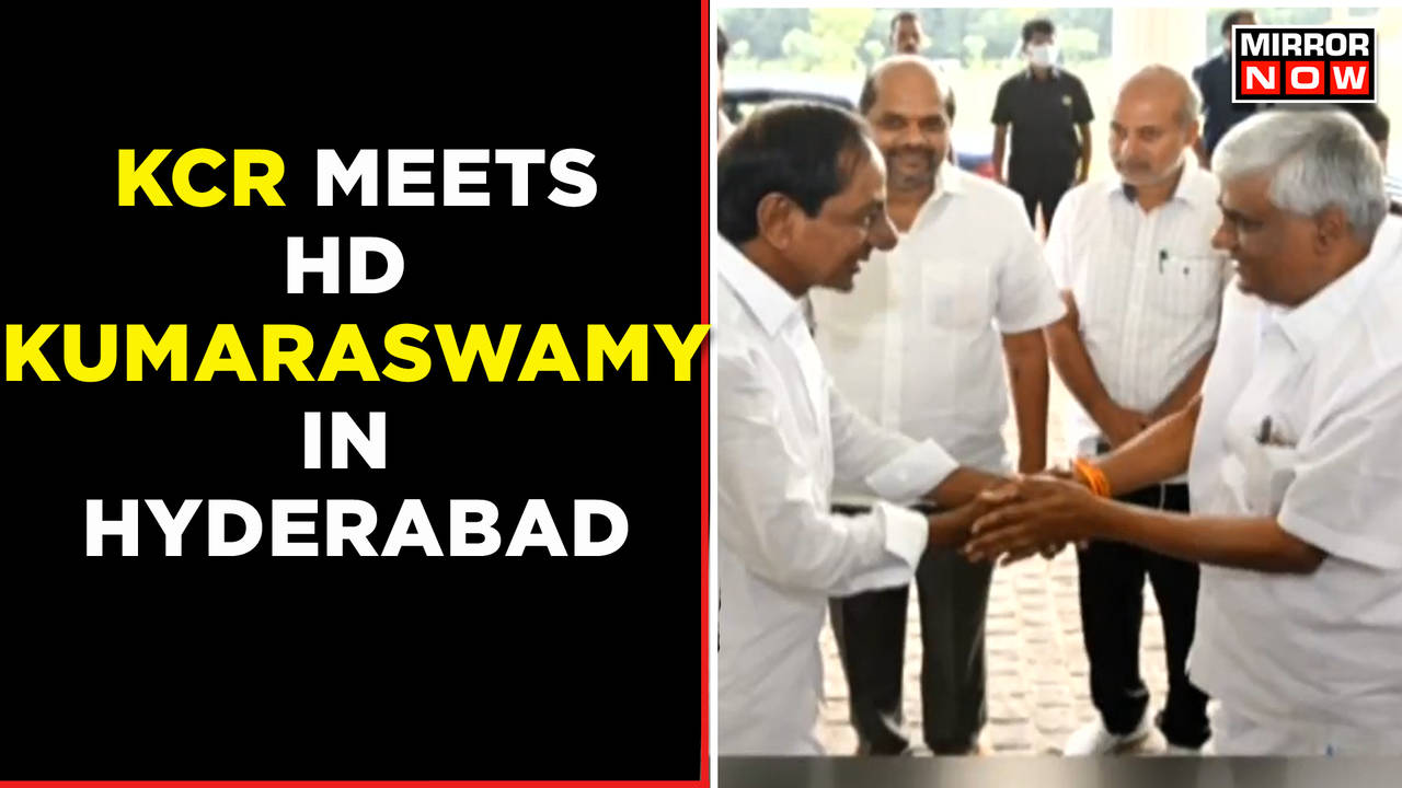 Kcr Meets Hd Kumaraswamy Ahead Of Launching New National Party In