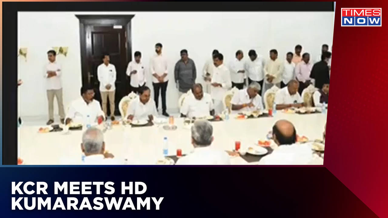 Telangana Cm Kcr Meets Hd Kumaraswamy Ahead Of National Party Launch