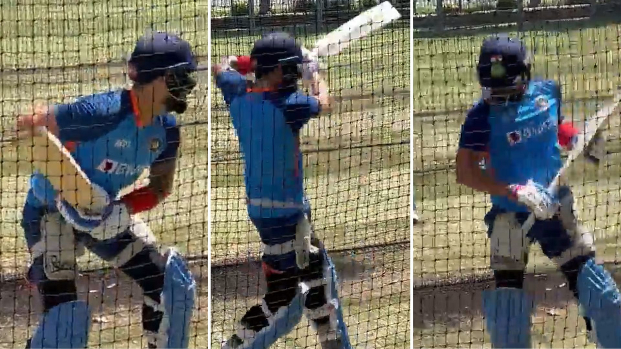 WATCH Virat Kohli In Full Flow In Nets As Team India Kicks Off