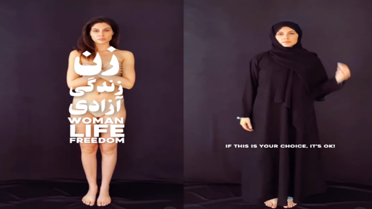 Iranian Actress Elnaaz Norouzi Strips Supporting Anti Hijab Protest Posts Video