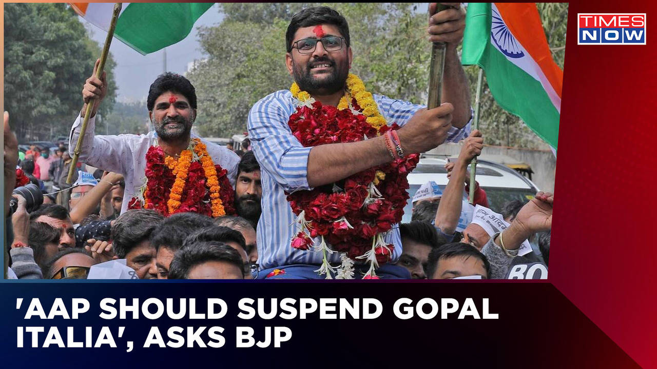 BJP Slams AAP Chief Arvind Kejriwal Over Gopal Italia S Derogatory