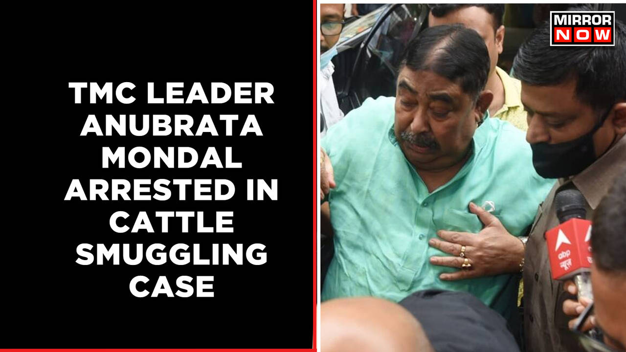 Tmc Leader Anubrata Mondal Arrested In Cattle Smuggling Case West