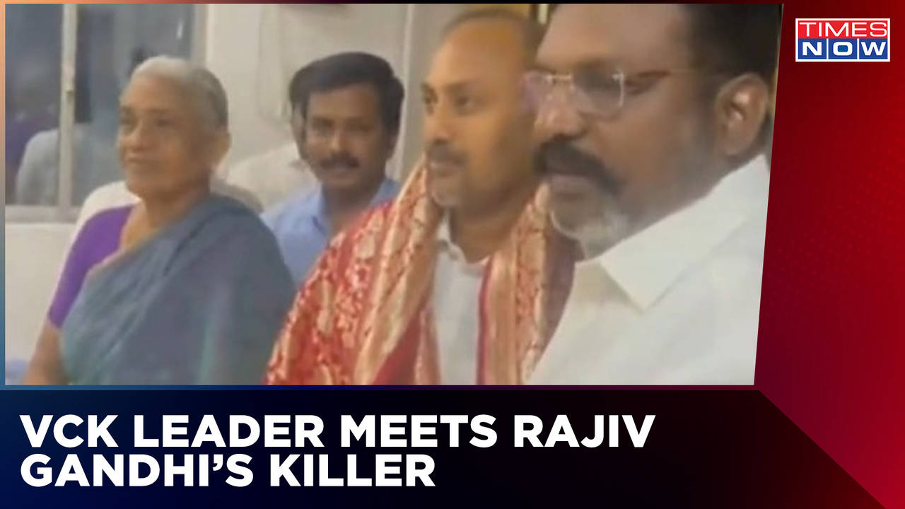 Vck Leader In Tamil Nadu Meets Rajiv Gandhi S Killer Ravichandran