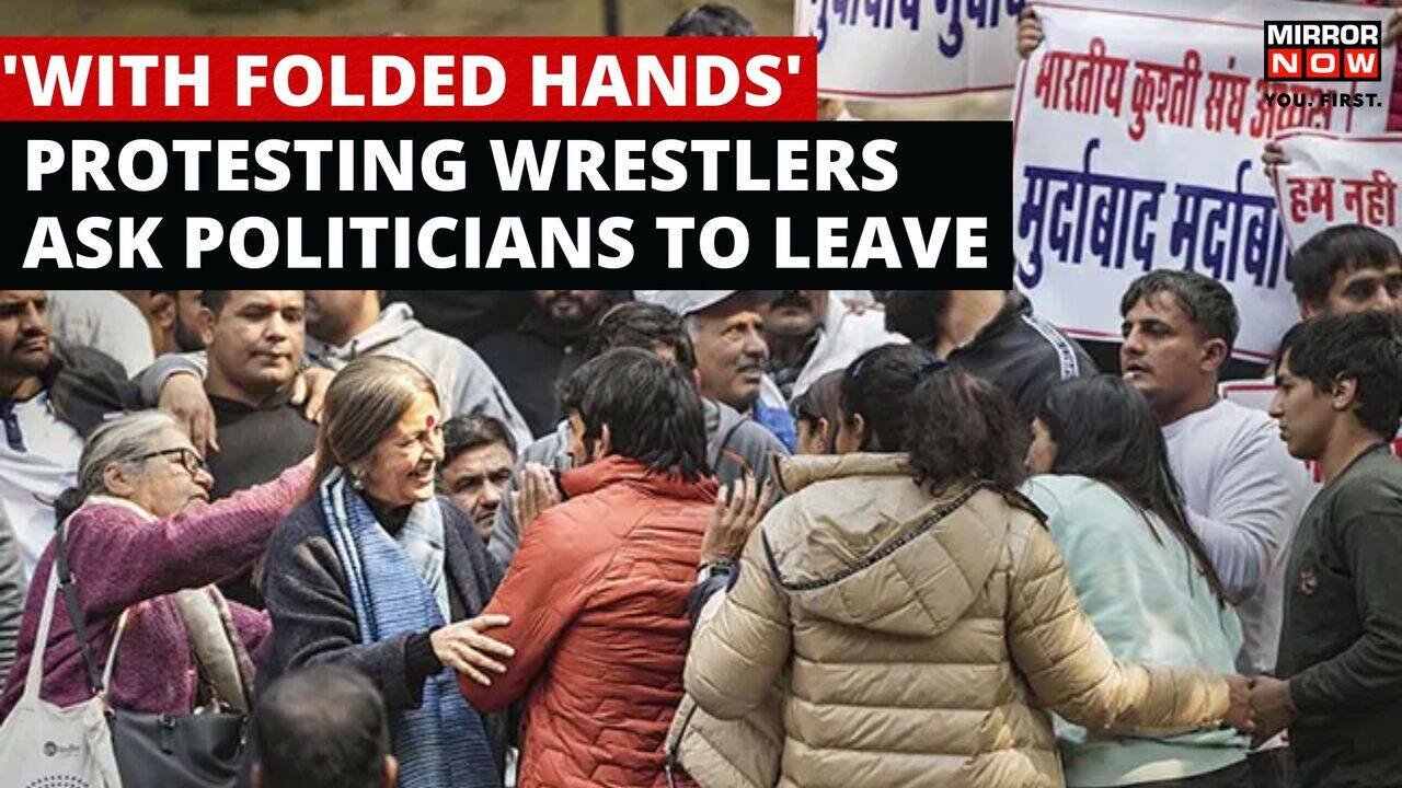 Wrestlers Protest Viral Video Bajrang Punia Asks Cpi M S Brinda