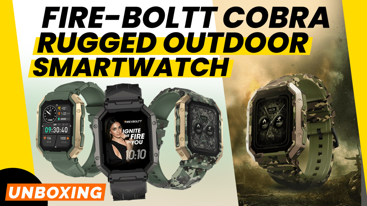 Fire Boltt Cobra RUGGED WATCH Unboxing And First Impression Gadget