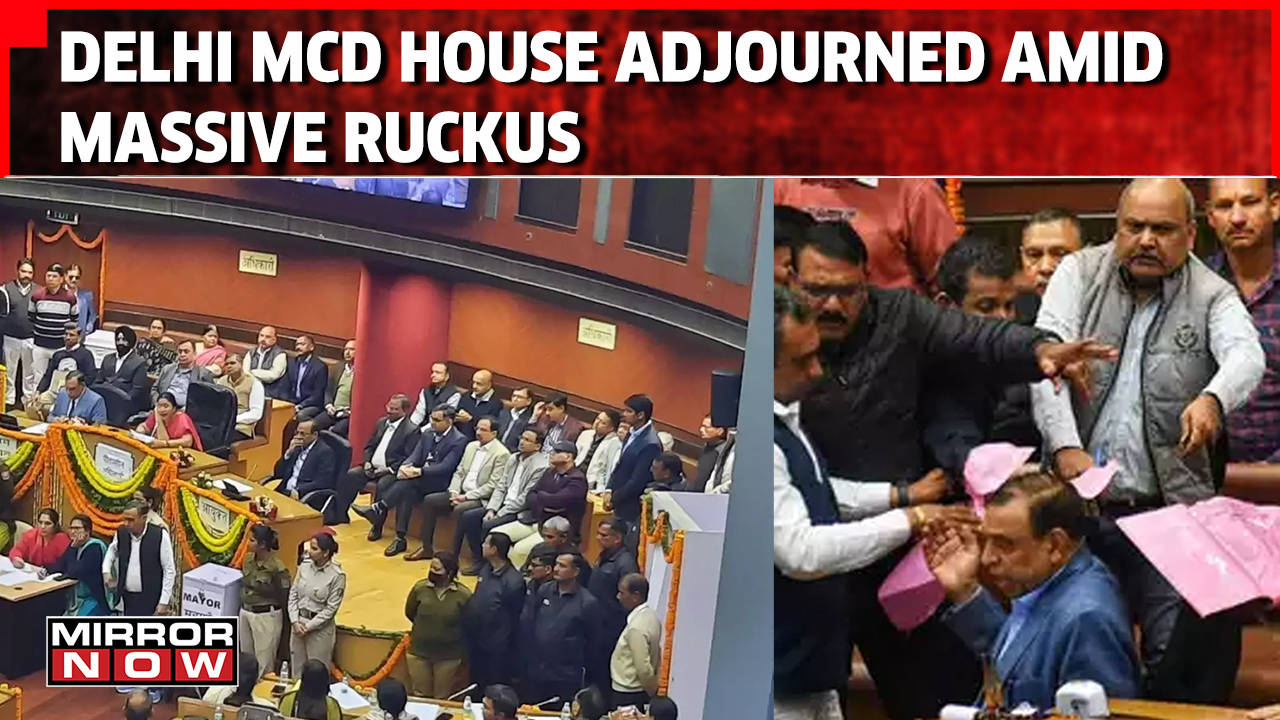 Top News Delhi Mcd House Adjourned Till Tomorrow Amid Ruckus