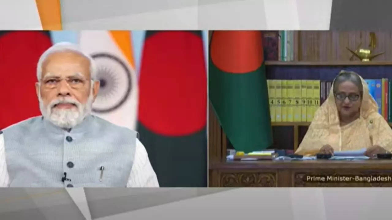 PM Modi Sheikh Hasina Inaugurate India Bangladesh Friendship Pipeline