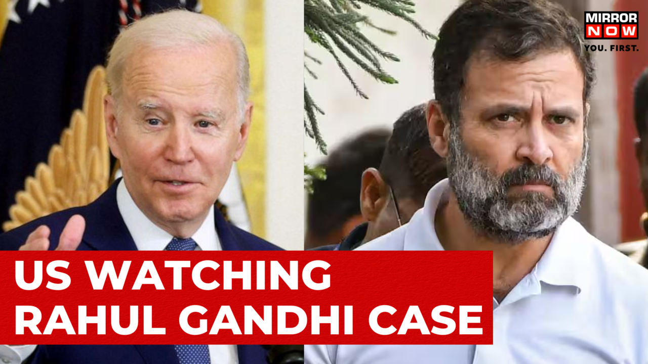 US Watching Rahul Gandhi Case Times Now