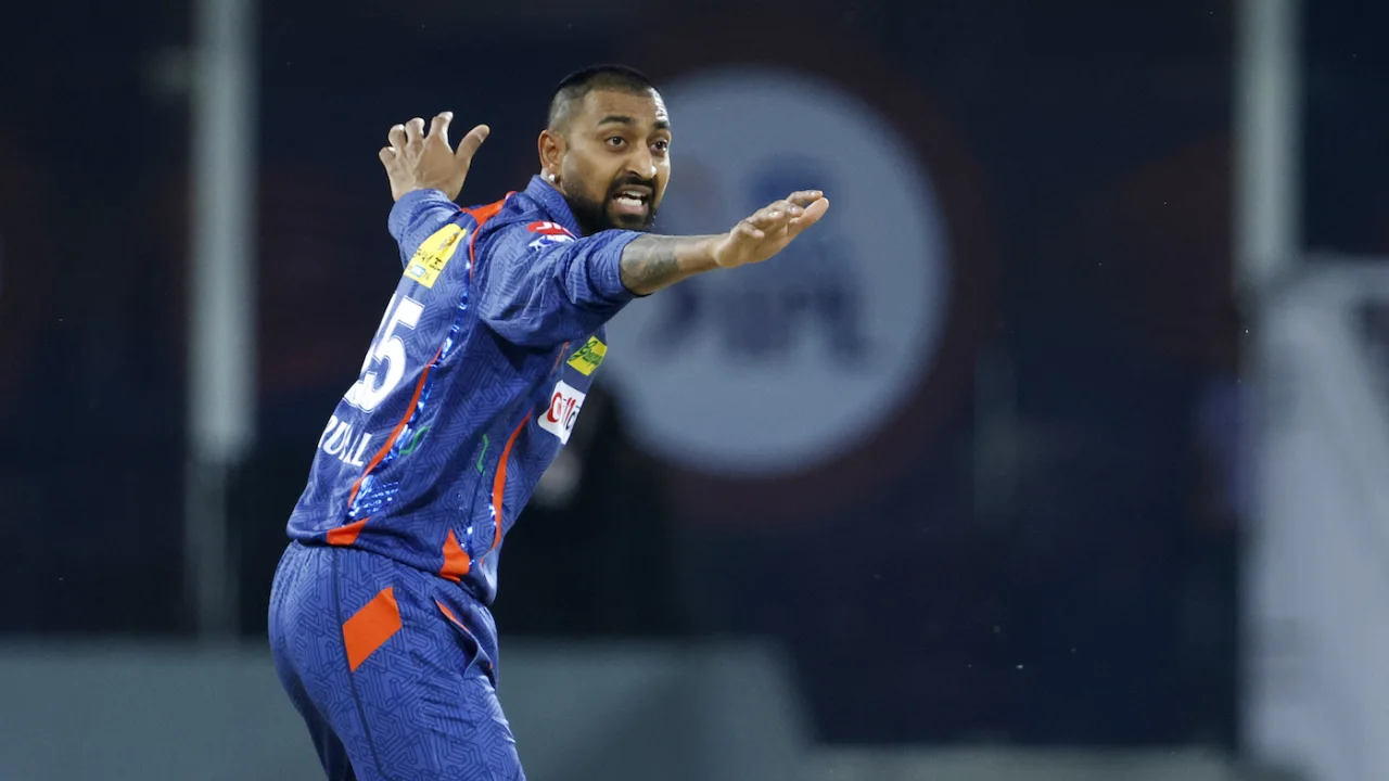 Ipl Krunal Pandya S All Round Heroics Steer Lucknow Super Giants