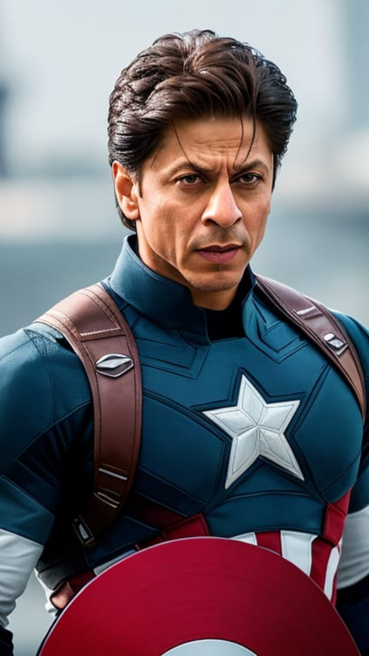 Shah Rukh Khan As Marvel's Iron Man, Thor And More, Courtesy AI