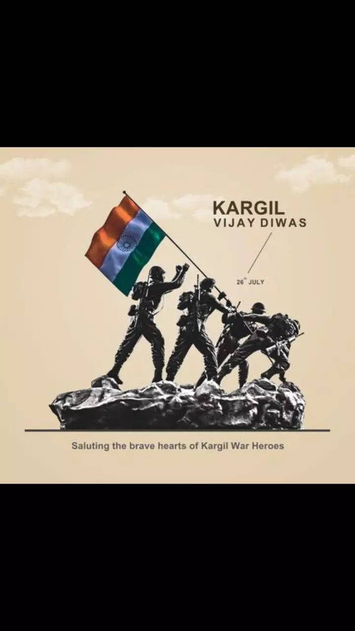 Vector Illustration Kargil Vijay Diwas Celebrated 26Th July Give Tribute  Stock Vector by ©Vectorillusion 384328466