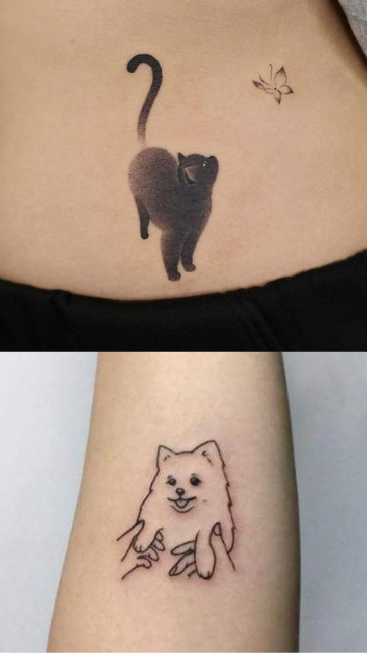 47 Tiny Paw Print Tattoos For Cat And Dog Lovers | Tatuajes de huellitas,  Tatuaje de pata de perro, Huellas de gato tatuaje