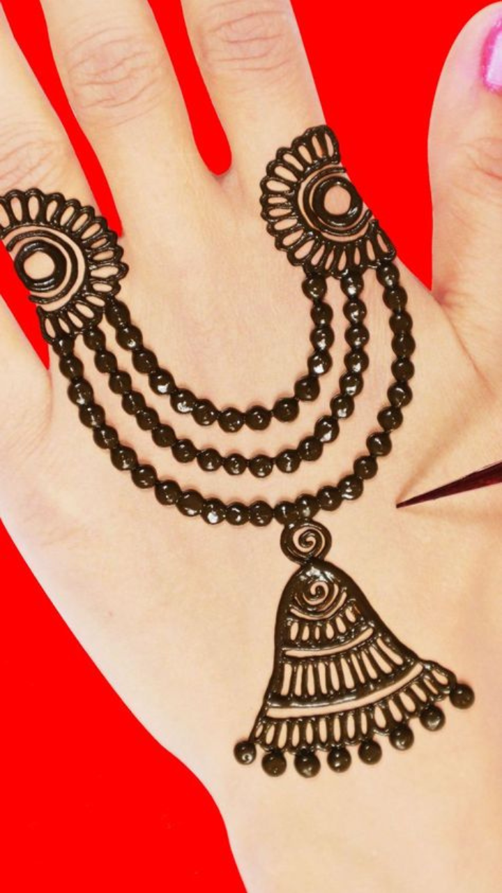 51 Stunning Jewellery Mehndi Designs - 2023 | Fabbon