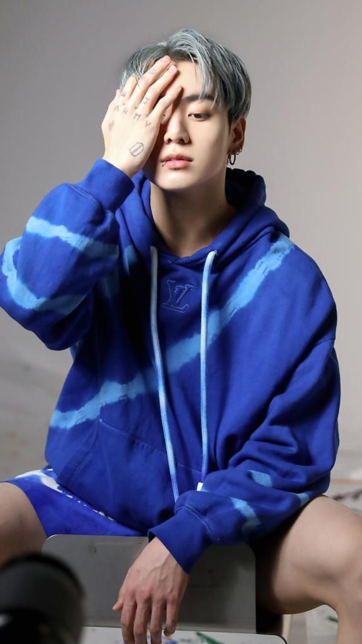 Bts hotsell blue hoodie