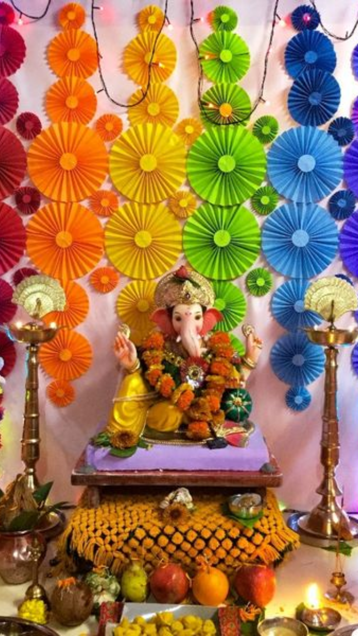 Ganesh Chaturthi 2022: Here are some Easy Ganpati Decoration Ideas for Home  - News18