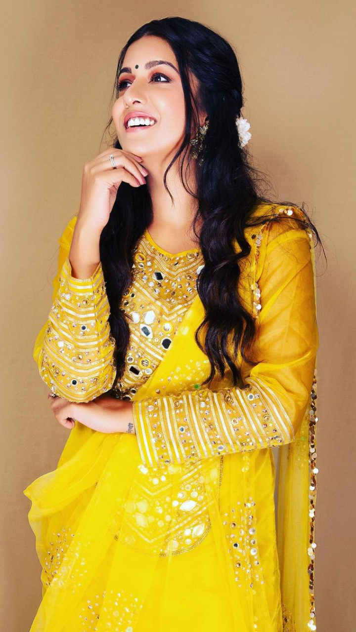 Gorgeous Flair With Mina Embroidery Festival Look Yellow Dress at Rs 1879 |  Mumbai| ID: 2849390855662