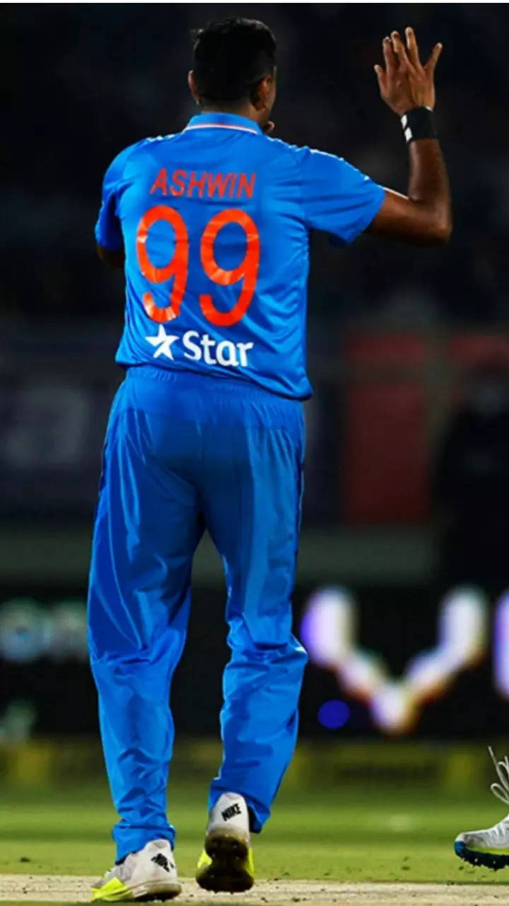 Ashwin hot sale jersey number