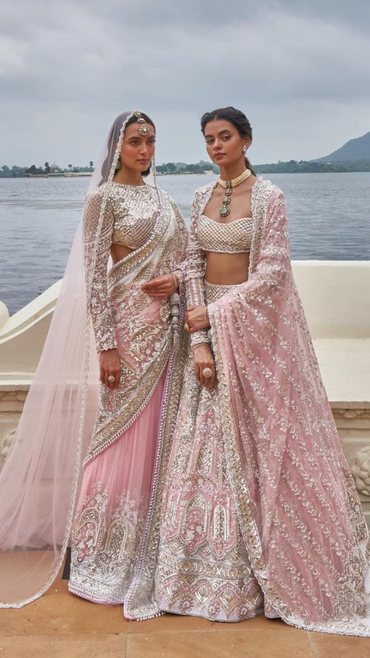 Yo or Hell No? Sara Ali Khan in a Pink Manish Malhotra Lehenga | 👗 LatestLY