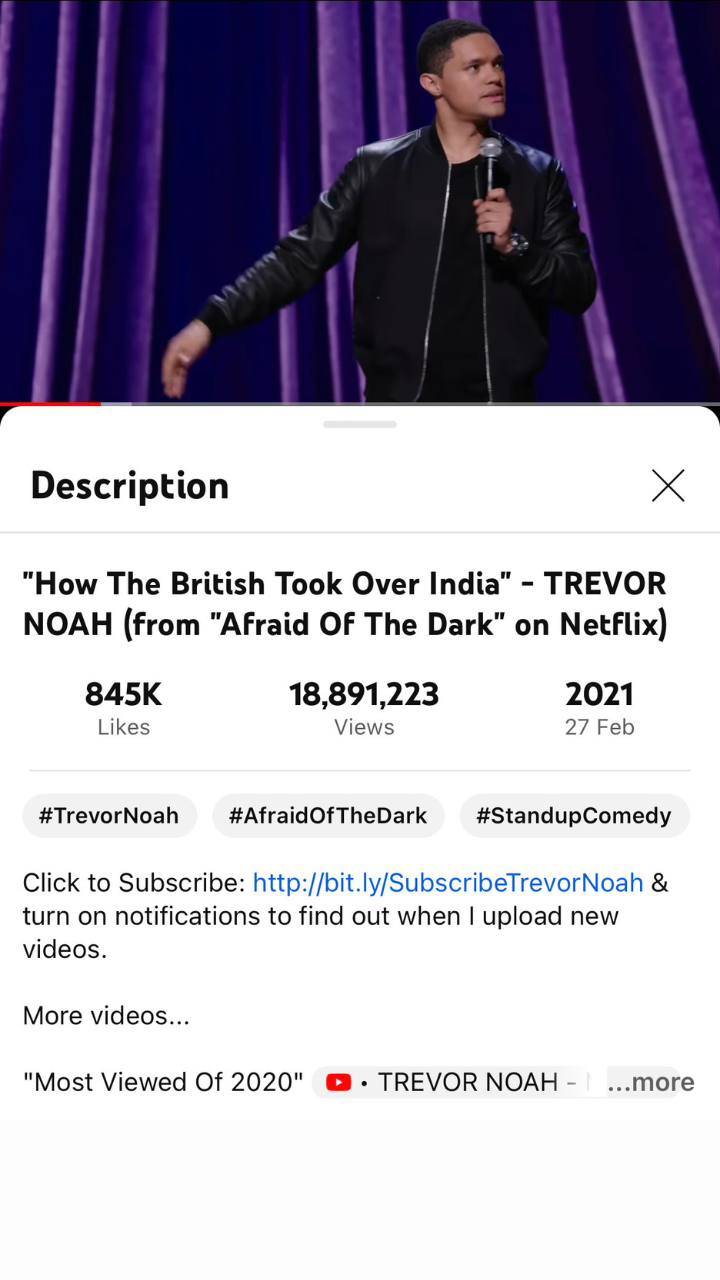 Trevor noah 2025 most viewed