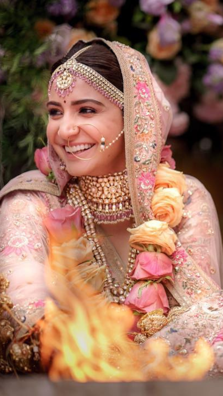 5 Actresses Who Ditched Red Lehenga On Their Wedding