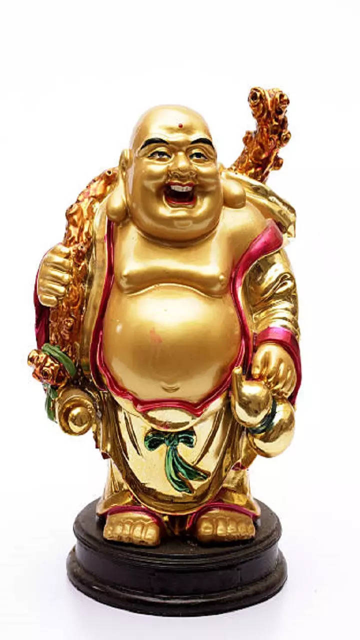 Polished Laughing Buddha Brass Statue, For Decoration at Rs 550 in Ghaziabad
