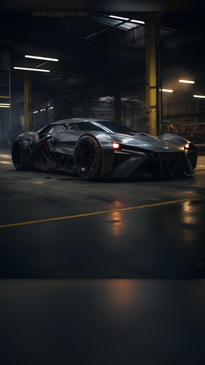 Batman Wallpaper 4K, Cyberpunk, Batmobile, Neon