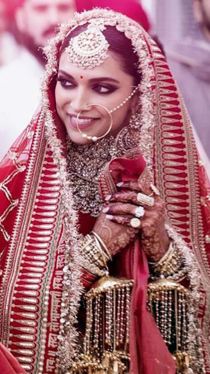 Priyanka Chopra's Wedding Lehenga on a budget! | Bridal lehenga red, Indian  bride outfits, Priyanka chopra wedding