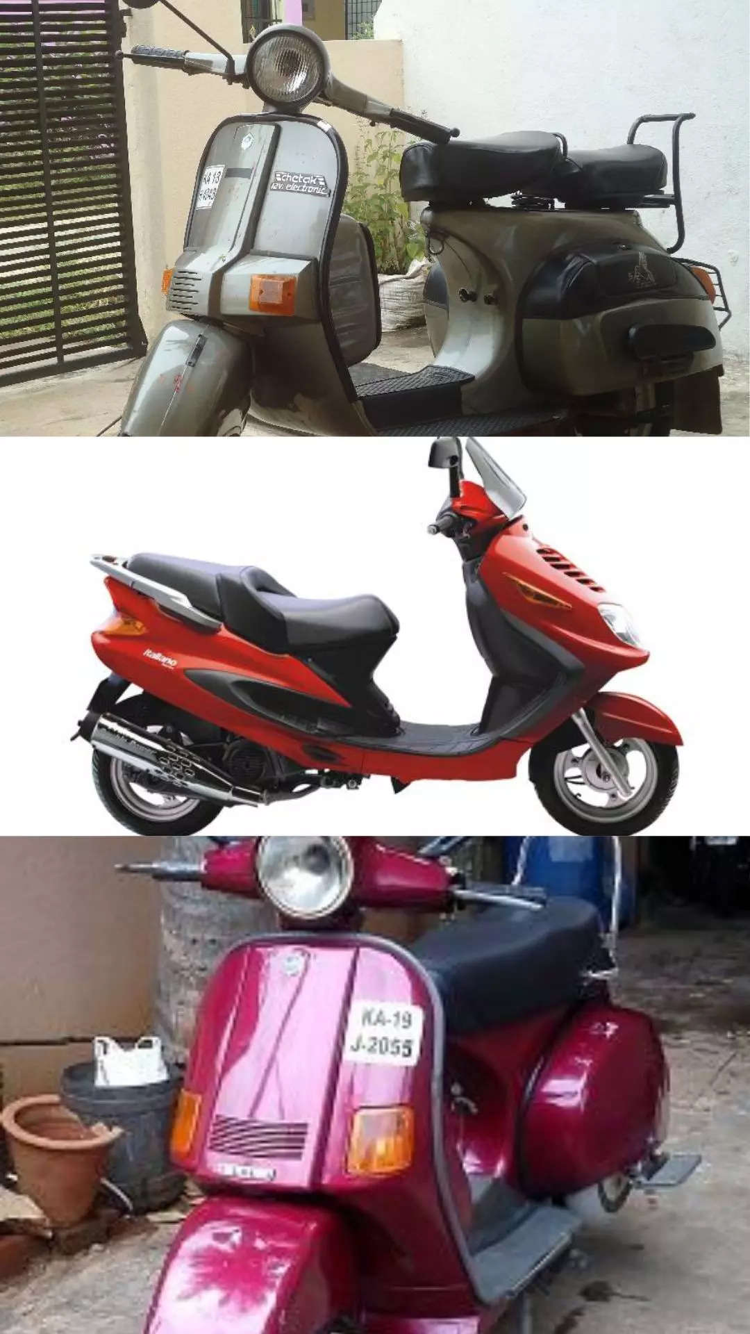 Kinetic scooty old discount model