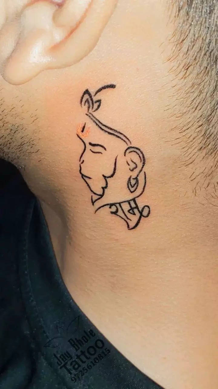 Lord Hanuman Tattoo by Pankaj Sharma | Hanuman tattoo, Small tattoos, Hand  tattoos for guys